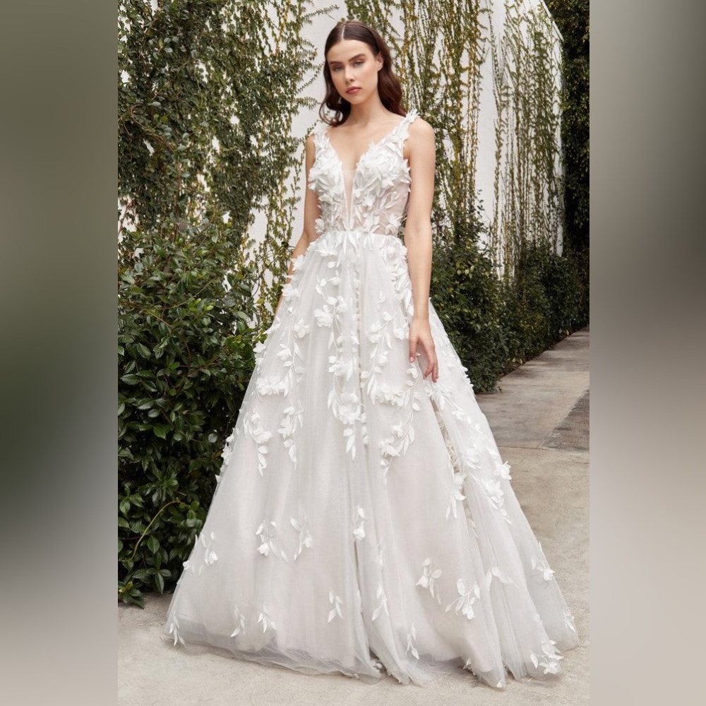 ANDREA AND LEO Floral Wedding Dress